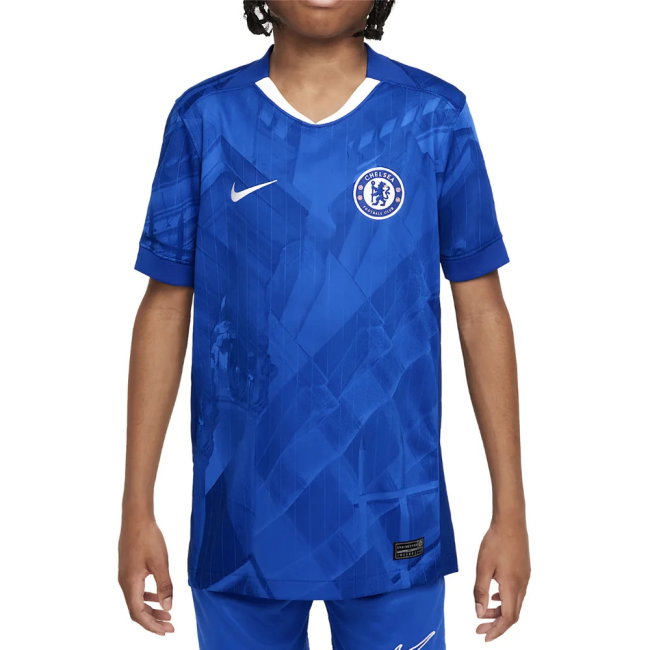2025-2026 Chelsea Home Shirt (Kids) (Caicedo 25)-SoccerKits Hub | Buy Soccer Jerseys Online